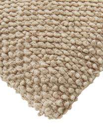 Copricuscino strutturato Indi, 100% cotone, Beige, Larg. 45 x Lung. 45 cm