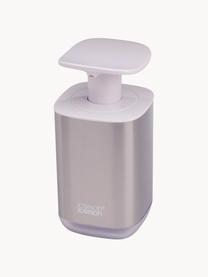 Dosificador de jabón Presto, Polipropileno (PP), acero inoxidable, Plateado, blanco, An 8 x Al 16 cm
