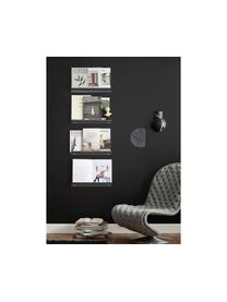 Smal fotolijstje Shelfini in donkergrijs, Lijst: gelakt metaal, Donkergrijs, messingkleurig, 50 x 6 cm