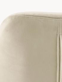 Chaise pivotante en velours Lucie, Velours beige clair, larg. 58 x prof. 62 cm