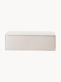 Čalouněná lavice Sanja, Krémově bílá, Š 122 cm, H 54 cm