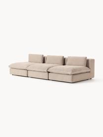 Sofa modułowa XL Felix (3-osobowa), Tapicerka: 100% poliester Dzięki tka, Nogi: tworzywo sztuczne Ten pro, Beżowa tkanina, B 300 x T 140 cm