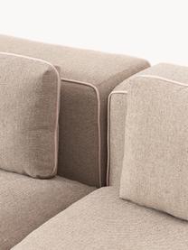 Modulares XL-Sofa Felix (3-Sitzer), Bezug: 100 % Polyester Der strap, Gestell: Massives Kiefern- und Fic, Webstoff Beige, B 300 x T 140 cm