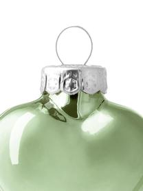 Komplet mini ozdób choinkowych Alabaster, 12 elem., Szałwiowy zielony, S 5 x W 4 cm