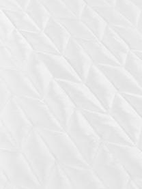 Copriletto trapuntato in velluto Tily, 100% poliestere, Bianco, Larg. 180 x Lung. 260 cm  (per letti da 140 x 200 cm)