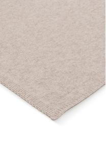 Manta de cachemira finamente tejida Viviana, 70% cachemir, 30% lana, Beige, An 130 x L 170 cm