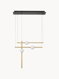 Lampada a sospensione grande a LED con luce regolabile Acrobat, Dorato, bianco, Larg. 89 x Prof. 26 cm