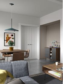 Enfilade design avec tiroirs Aero, Gris, noyer