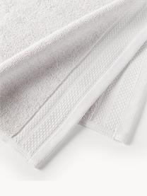 Set de toallas de algodón ecológico Premium, tamaños diferentes, 100% algodón ecológico con certificado GOTS (por GCL International, GCL-300517)
Gramaje superior 600 g/m², Gris claro, Set de 3 (toalla tocador, toalla lavabo y toalla ducha)