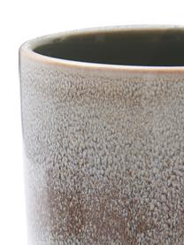 Keramik-Übertopf Emine mit Farbverlauf, Keramik, Beigetöne, Ø 18 x H 23 cm