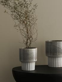 Keramische plantenpot Emine met kleurverloop, Keramiek, Beigetinten, Ø 18 cm x H 23 cm