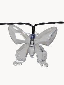 Guirlande lumineuse solaire Papillon, 280 cm, Transparent, long. 280 cm