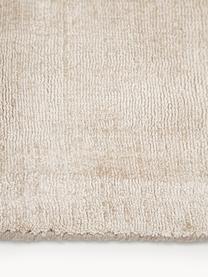 Ręcznie tkany chodnik z wiskozy Jane, Jasny beżowy, S 80 x D 300 cm