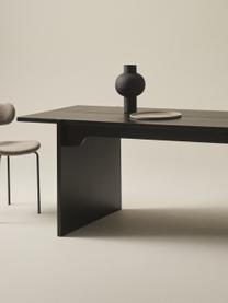 Jídelní stůl z borovicového dřeva Tottori, 250 x 84 cm, Borovicové dřevo, Borovicové dřevo, černě lakované, Š 250 cm, H 84 cm