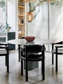 Stolička s opierkami Daumiller, Borovicové drevo, lakované, Borovicové drevo, čierna lakované, Š 61 x V 49 cm