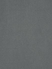 Drap-housse en flanelle gris foncé Biba, Gris, larg. 160 x long. 200 cm