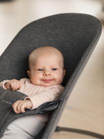 Babywippe Bliss, Bezug: 80 % Polyester, 16 % Baum, Gestell: 79 % Metall, 21 % Kunstst, Anthrazit, B 35 x T 56 cm