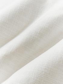 Housse de coussin 45x45 décorative Coraline, 100 % coton, Beige clair, blanc crème, larg. 45 x long. 45 cm