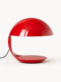 Stolní lampa s otočným stínidlem Cobra, Lakovaná umělá hmota, Červená, Ø 40 cm, V 40 cm