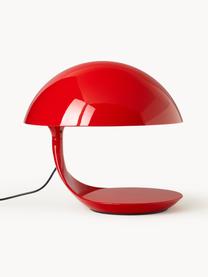 Lampa stołowa Cobra, Tworzywo sztuczne lakierowane, Czerwony, Ø 40 x W 40 cm