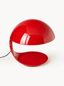 Lampada da tavolo con paralume girevole Cobra, Plastica laccata, Rosso, Ø 40 x Alt. 40 cm