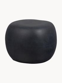 Tavolino da giardin dalla forma organica Pebble, Fibra di argilla, Antracite, effetto cemento, Ø 50 x Alt. 35 cm
