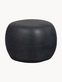 Garten-Couchtisch Pebble in organischer Form, Tonfaser, Anthrazit, Beton-Optik, Ø 50 x H 35 cm