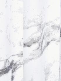 Zasłona prysznicowa Marble, 100% poliester
Produkt odporny na wilgoć, niewodoodporny, Biały, odcienie szarego, S 180 x D 200 cm