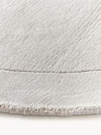 Runder Kurzflor-Teppich Kari, 100 % Polyester, GRS-zertifiziert, Grautöne, Ø 150 cm (Grösse M)