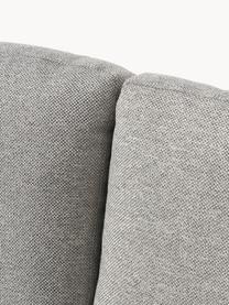 Schlafsofa Cucita (3-Sitzer) mit Matratze, Bezug: Webstoff (100% Polyester), Gestell: Massives Kiefernholz, Webstoff Grau, B 274 x T 164 cm, Eckteil links