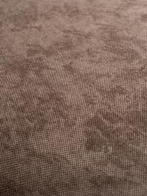 Nierensofa Alba (2-Sitzer), Bezug: 97% Polyester, 3% Nylon D, Gestell: Massives Fichtenholz, FSC, Webstoff Dunkelbraun, B 185 x T 114 cm, Rückenlehne links