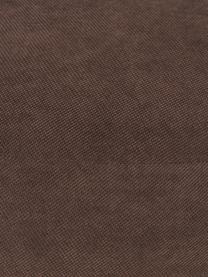 Canapé 2 places Alba, Tissu brun foncé, larg. 185 x prof. 114 cm, dossier à gauche