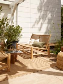 In- & outdoor vloerkleed Limonero in jute look, 100% polypropyleen, Beige, B 80 x L 150 cm (maat XS)