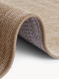 In- & outdoor vloerkleed Limonero in jute look, 100% polypropyleen, Beige, B 80 x L 150 cm (maat XS)