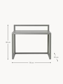 Holz-Kinderschreibtisch Little Architect, Eschenholz, Eschenholzfurnier, Mitteldichte Holzfaserplatte (MDF)

Dieses Produkt wird aus nachhaltig gewonnenem, FSC®-zertifiziertem Holz gefertigt., Grau, B 70 x T 45 cm