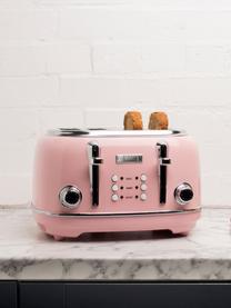 Toaster Heritage, Edelstahl, lackiert, Rosa, Silberfarben, B 30 x T 29 cm