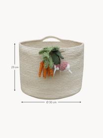 Panier de rangement artisanal Veggies, 97 % coton, 3 % fibres synthétiques
UtilisezUtilisez, Beige clair, multicolore, Ø 30 x haut. 23 cm