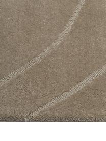 Ručně tkaný vlněný koberec Aaron, Taupe, Š 300 cm, D 400 cm (velikost XL)