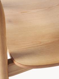 Holz-Armlehnstuhl Angelina, Eschenholz, lackiert
 Sperrholz, lackiert

Dieses Produkt wird aus nachhaltig gewonnenem, FSC®-zertifiziertem Holz gefertigt., Helles Eschenholz, B 57 x H 80 cm