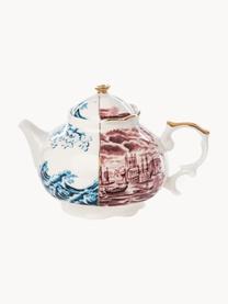 Théière artisanale Hybrid, 800 ml, Porcelaine Fine Bone China, Multicolore, 800 ml