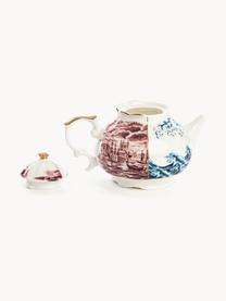 Tetera artesanal Hybrid, 800 ml, Porcelana Bone China, Multicolor, 800 ml