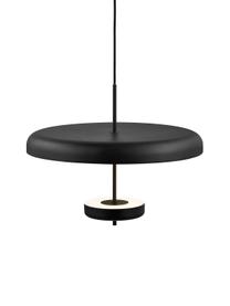 Hanglamp Mobiel in zwart, Lampenkap: gepoedercoat metaal, Baldakijn: gepoedercoat metaal, Zwart, Ø 45  x H 37 cm