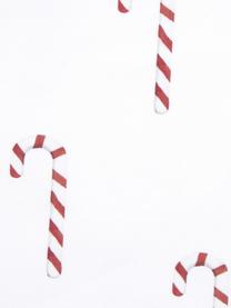 Poťah na vankúš s ĺízatkami Candy Cane, Bavlna, Biela, Š 40 x D 40 cm