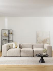 Módulo central sofá Lena, Tapizado: tejido (88% poliéster, 12, Estructura: madera de pino, contracha, Patas: plástico, Tejido beige claro, An 76 x F 106 cm