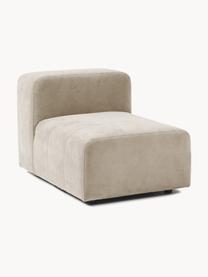 Mittelmodul Lena, Bezug: Webstoff (88% Polyester, , Gestell: Kiefernholz, Schichtholz,, Webstoff Hellbeige, B 76 x T 106 cm