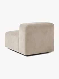 Módulo central sofá Lena, Tapizado: tejido (88% poliéster, 12, Estructura: madera de pino, contracha, Patas: plástico, Tejido beige claro, An 76 x F 106 cm