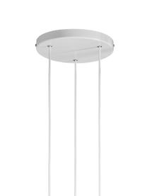 Suspension 23 lampes bois Tilo, Gris clair, bois