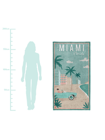 Plážová osuška Miami, Miami, Š 90 cm, D 170 cm