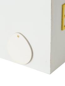 Set de casitas para pajaros Maja, 2 uds., Tablero de fibras de densidad media (MDF), recubierto, Blanco, negro, amarillo, An 15 x Al 22 cm
