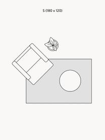 Flauschiger Hochflor-Teppich Leighton, Flor: Mikrofaser (100% Polyeste, Beige, B 120 x L 180 cm (Größe S)